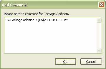 addpackagecomment