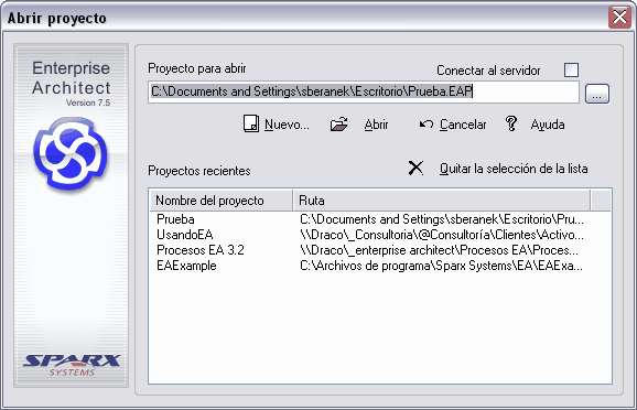 openprojectdialog